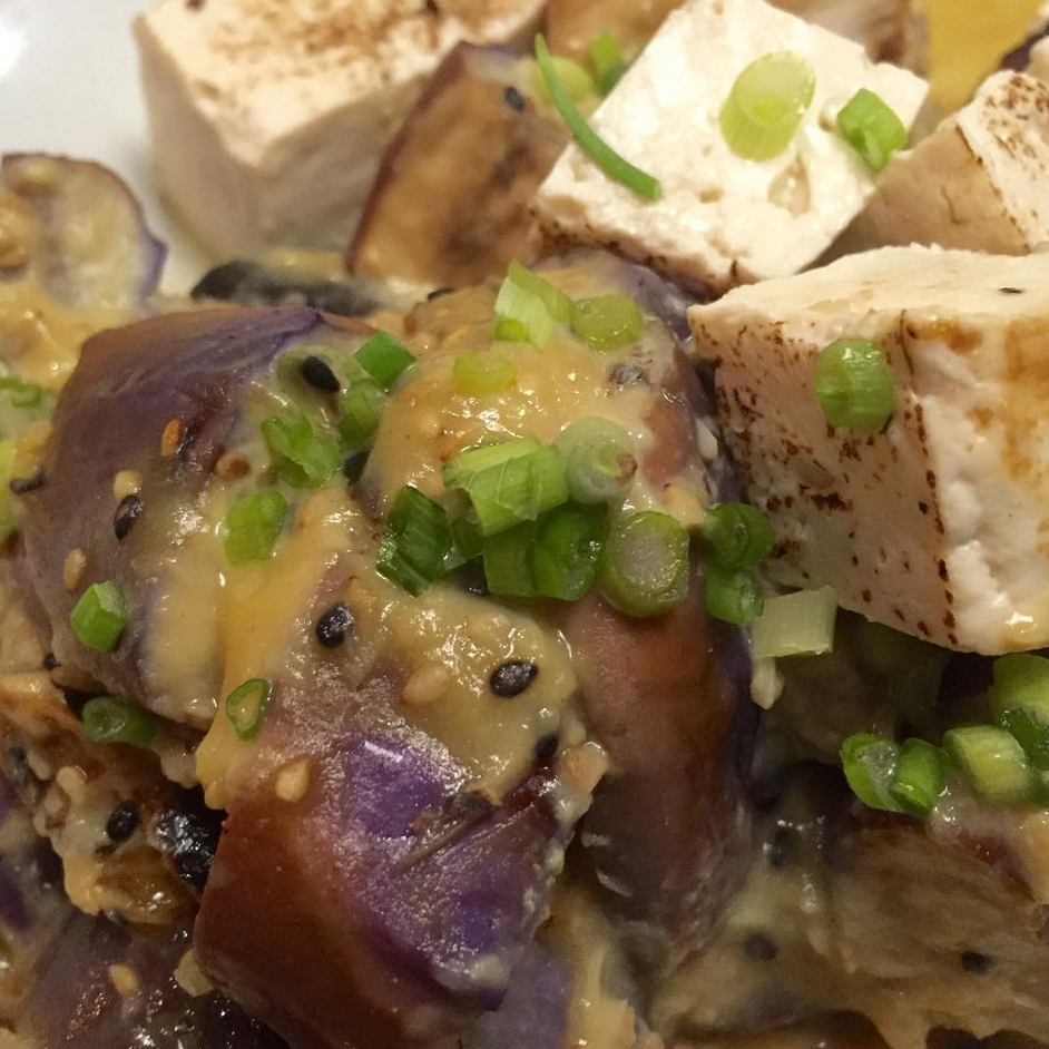 eggplant+tofu+white miso OZU FOODS